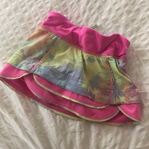 Ivivva size 4 girls pastel skort (worn once)